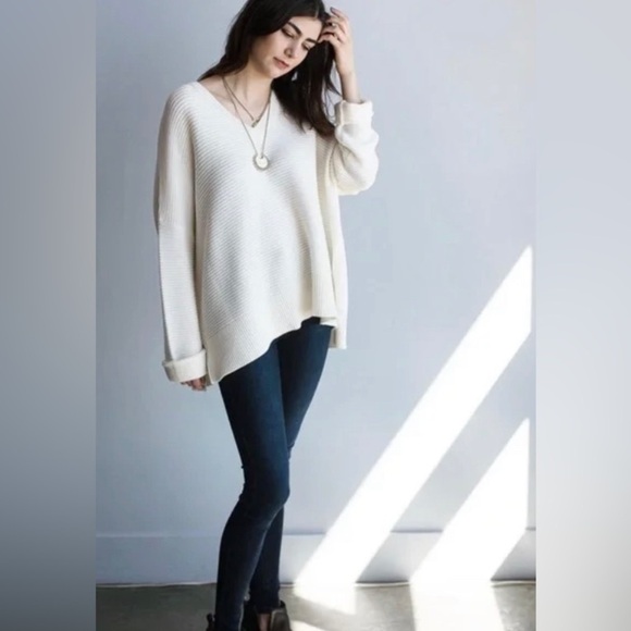 Twigg and Feather Isabelle Poncho Sweater - Canadian Made - Picture 1 of 9